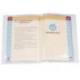 Funda portadocumento cuarto doble 180 micras pvc transparente