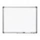 PIZARRA BLANCA MARCA ROCADA LACADA MAGNETICA MARCO ALUMINIO CON CANTONERAS 45X60 CM