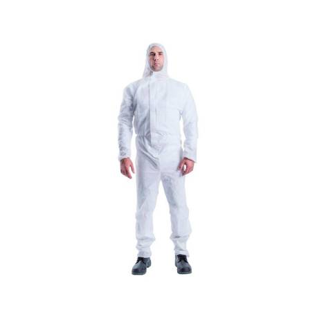 BUZO DE TRABAJO MARCA SAFETOP SKINGARD WELD CATEGORIA 3 COLOR BLANCO TALLA XL