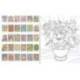 CUADERNO DE COLOREAR MARCA SUSAETA FLORES COLOREAR POR NUMEROS 64 PAGINAS 21,5X25 CM