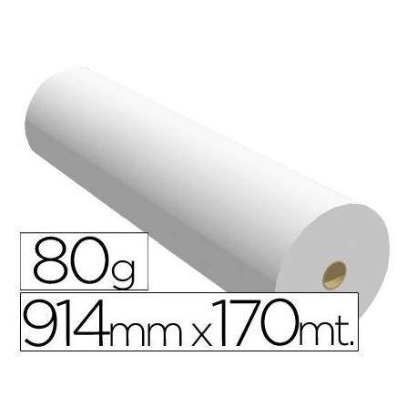 Papel reprografia plotter Navigator 80 g/m2, 914 mm x 170 m.