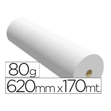 Papel reprografia plotter Navigator 80 g/m2, 620 mm x 170 m.
