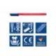 Rotulador Staedtler Slim Noris Club punta fina caja de 20 rotuladores lavables