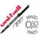 Rotulador-bolígrafo Uni-Ball negro UB-150 0,3 mm