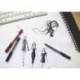 Rotulador-bolígrafo Uni-Ball negro UB-150 0,3 mm