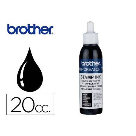 Tinta Brother Negro para sellos 20 cc