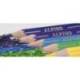 Lapices de Colores Alpino Hexagonales Caja de 18 lapices largos