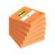 Post-it ® Bloc quita y pon naranja 76 x 76 mm