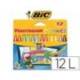 Lapices cera Plastidecor Peques 12 colores surtidos