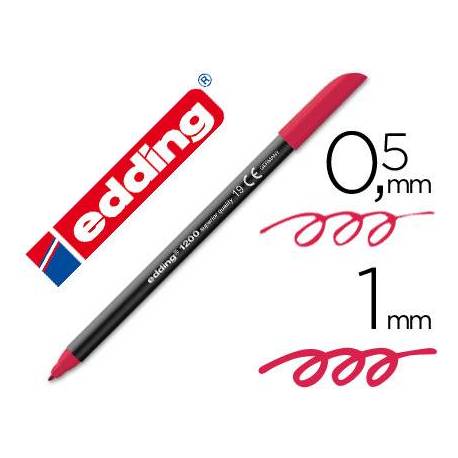 Rotulador Edding 1200 carmin nº 19