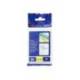 Cinta Brother TZE-233 laminada 12mm (ancho) x 8m (largo) laminada blanco/azul