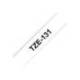 Cinta Brother TZE-221 9mm (ancho) x 8m (largo) laminada blanco/negro