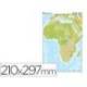 Mapa mudo Africa fisico