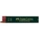 Minas Faber Castell de grafito 9065 de 0,5 mm 3H. Estuche de 12 minas.