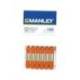 Lapices cera blanda Manley caja 12 unidades color naranja