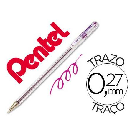 Boligrafo Pentel BK-77 violeta 0,27 mm