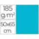 Cartulina Guarro azul turquesa 500 x 650 mm de 185 g/m2