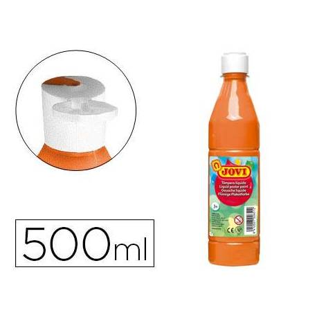 Tempera liquida Jovi naranja 500 cc
