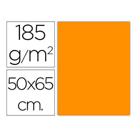 Cartulina Guarro naranja 500 x 650 mm 185 g/m2
