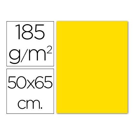 Cartulina Guarro gualda 500 x 650 mm 185 g/m2