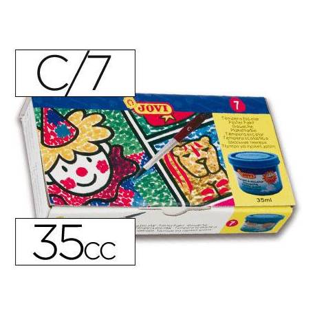 Tempera Jovi 7 colores surtidos 40 cc