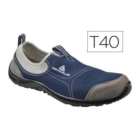 Zapatos de seguridad marca Deltaplus poliester talla 40