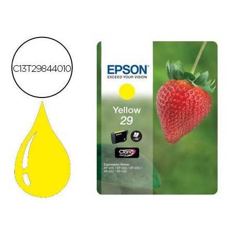 CARTUCHO INK-JET EPSON 29 COLOR AMARILLO C13T29844012