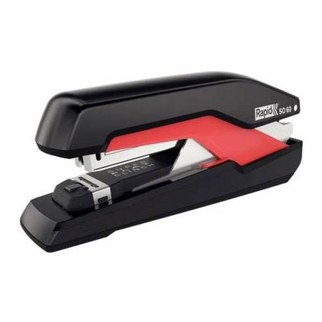 Grapadora Rapid negro/rojo para 60 hojas