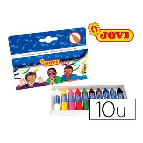 Barra maquillaje colores surtidos Jovi Caja de 10 unidades