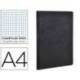 Libreta Clarefontaine negro A4 tapa cartulina cuadriculado 5mm 96 hojas