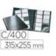 Tarjetero Durable A4 polipropileno negro 20 fundas