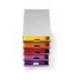 Fichero cajones Durable plastico aplilables 10 cajones gris