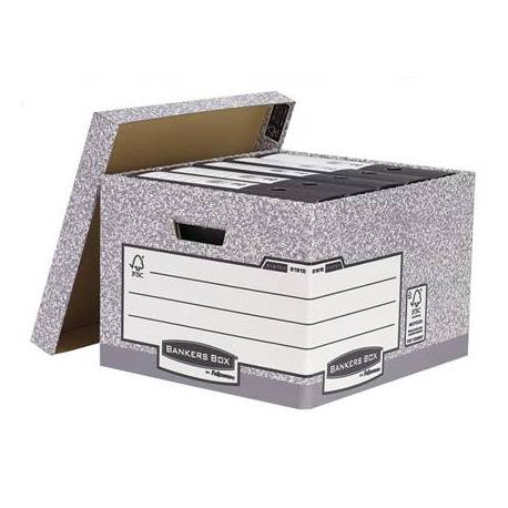 Cajon Fellowes carton reciclado capacidad 4 cajas archivo tamaño folio