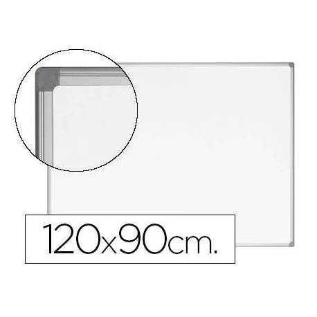 Pizarra Blanca Vitrificada Magnetica Earth-it marco de aluminio 120x90 Bi-Office