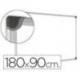 Pizarra Blanca Vitrificada Magnetica marco de aluminio 180x90 Bi-Office