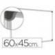 Pizarra Blanca Vitrificada Magnetica marco de aluminio 60x45 Bi-Office