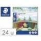 Lapices de 24 colores Staedtler Wopex ecologico