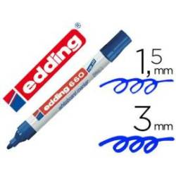 Rotulador para pizarra blanca Edding 660 azul recargable