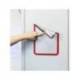 Marco Tarifold Din A4 magnetico rojo pack de 2