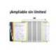 Portacatalogo de pared polipropileno Tarifold con 10 fundas Din A4