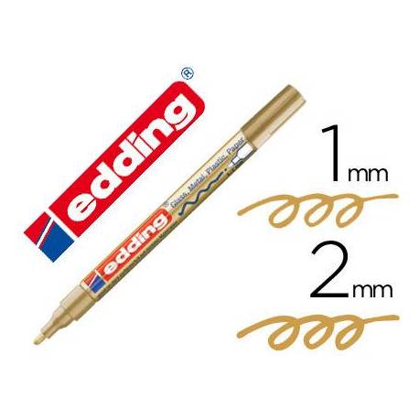 Rotulador Edding 751 Oro