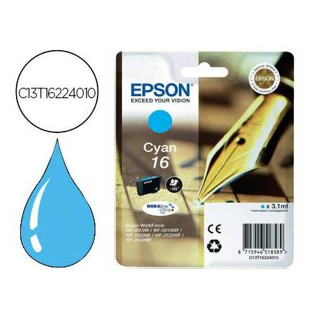 CARTUCHO EPSON 16 COLOR CIAN C13T16224012