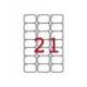 21 Etiquetas Apli adhesiva 12328 tamaño etiqueta 63,5 x 38,1 mm. Caja de 10 hojas