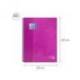 Bloc espiral Oxford DIN A4 cuadricula 5mm tapa extradura 80 hojas microperforado color rosa fucsia