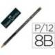 Lapices de grafito Faber Castell 9000 8B