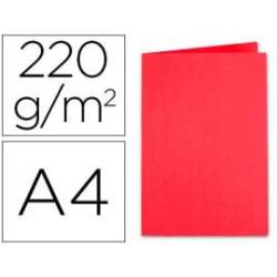 SUBCARPETA CARTULINA EXACOMPTA DIN A4 ROJO 220 GR