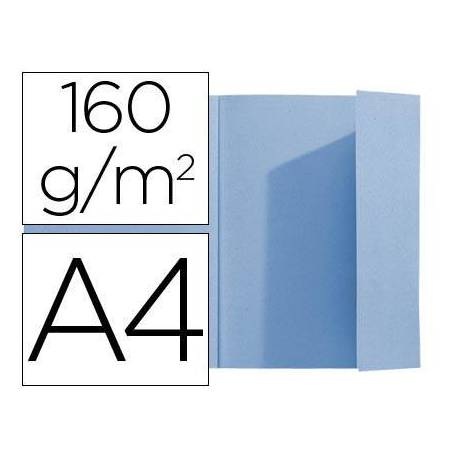 Subcarpeta Exacompta nature future din A4 azul 160 g/m2 solapa interior