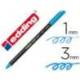 Rotulador Edding 1200 azul metalizado nº73