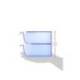 Archicubo Archivo 2000 4 cajones organizador modular color azul transparente