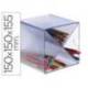 Archicubo Archivo 2000 aspa organizador modular color azul transparente